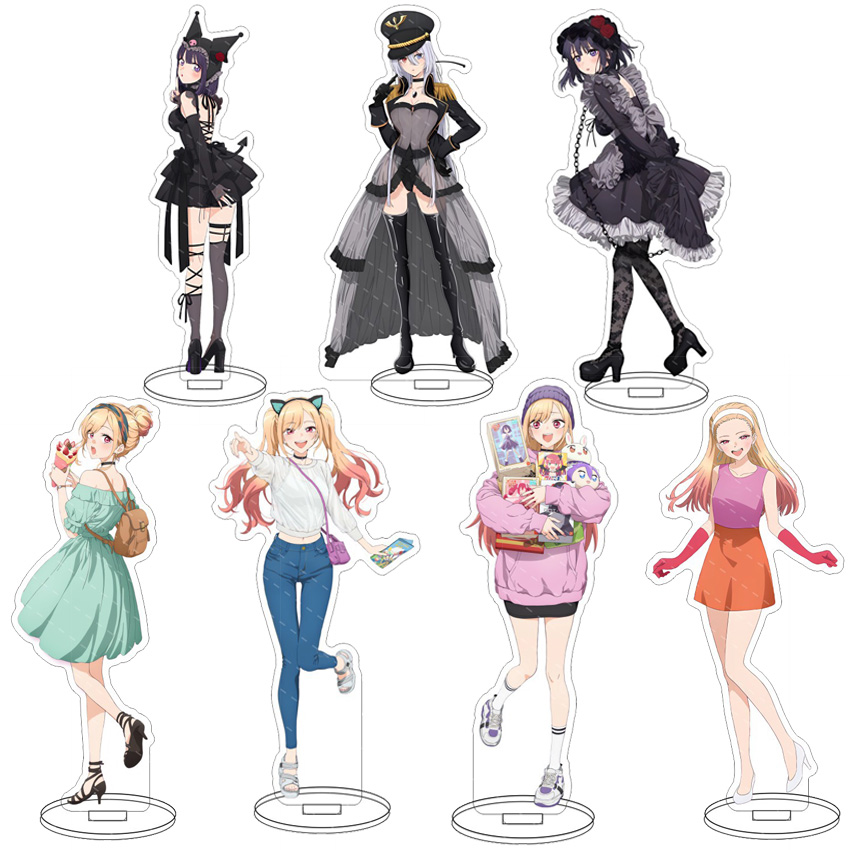 Anime Game Merchandise - Акриловая подставка 16 см с аниме-персонажами