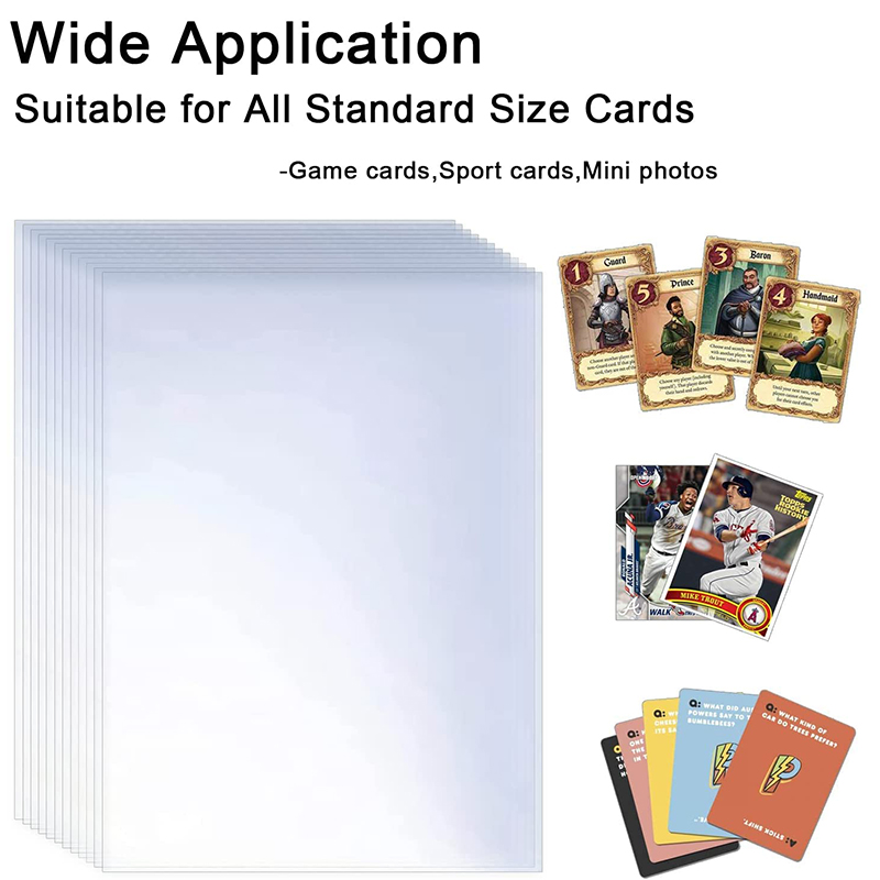 Collector Card Sleeve - 200 шт. прозрачный чехол для игральной