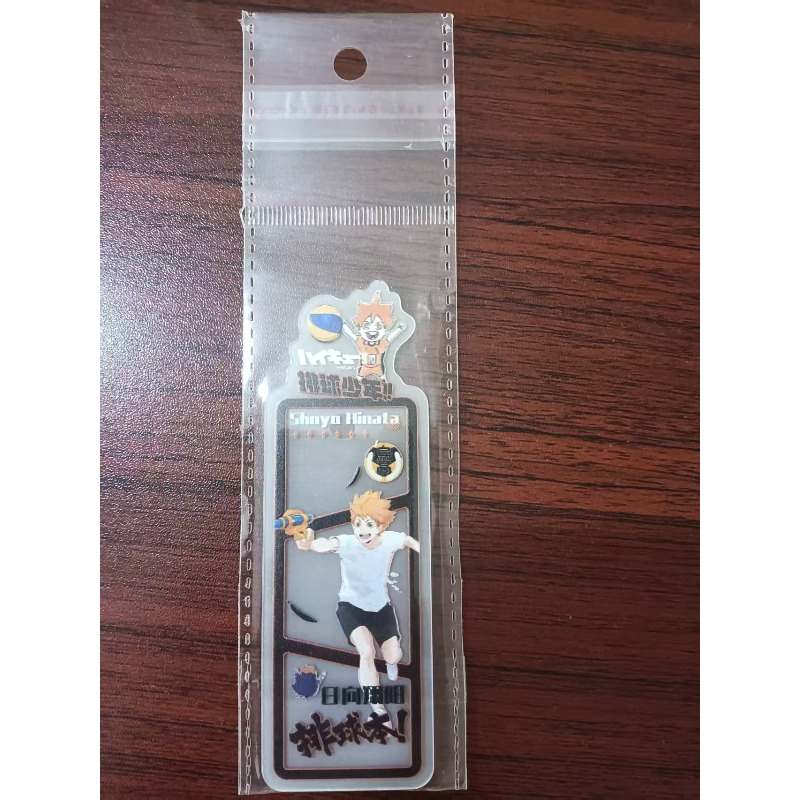 Anime Merchandise Haikyuu - Хайкью!! Прозрачная акриловая закладка-карточка Хината Шойо,