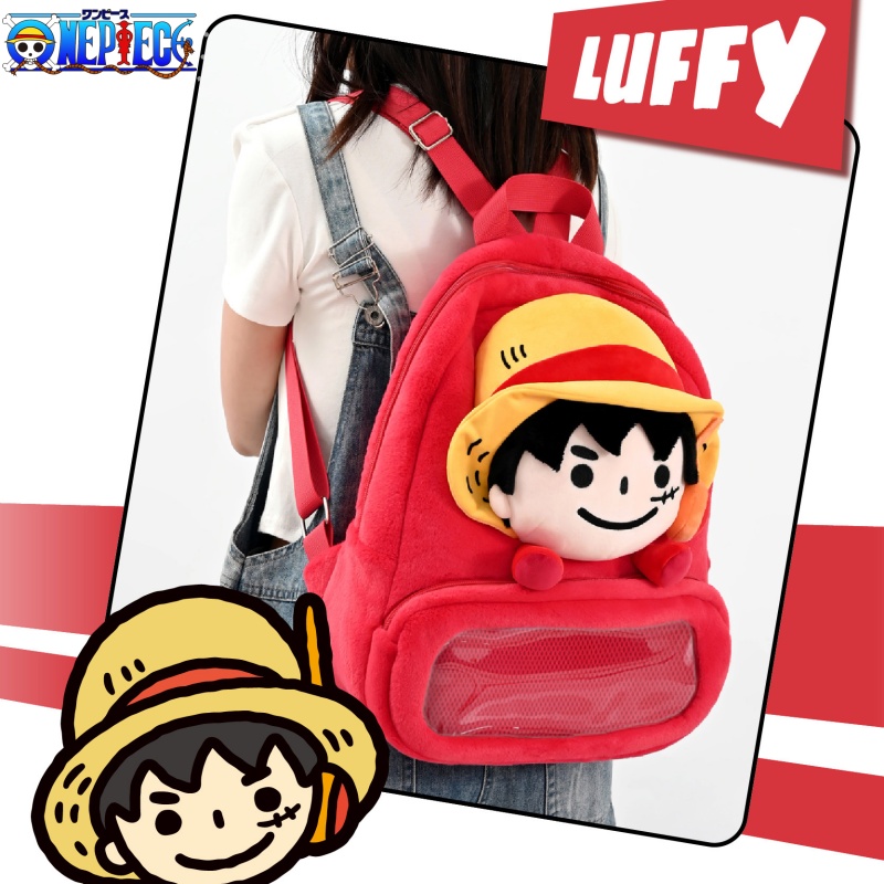 Luffy Anime Merchandise - Рюкзак One Piece с изображением монки