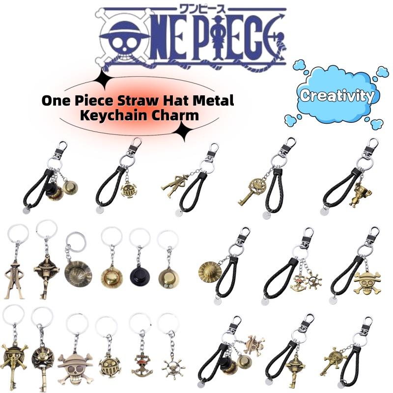 Anime Merchandise Japan - Креативный металлический брелок с фигуркой Луффи