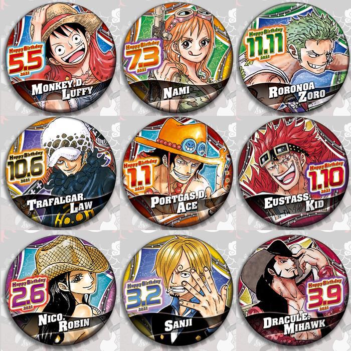 Luffy Anime Merchandise - Цельный набор значков в стиле аниме