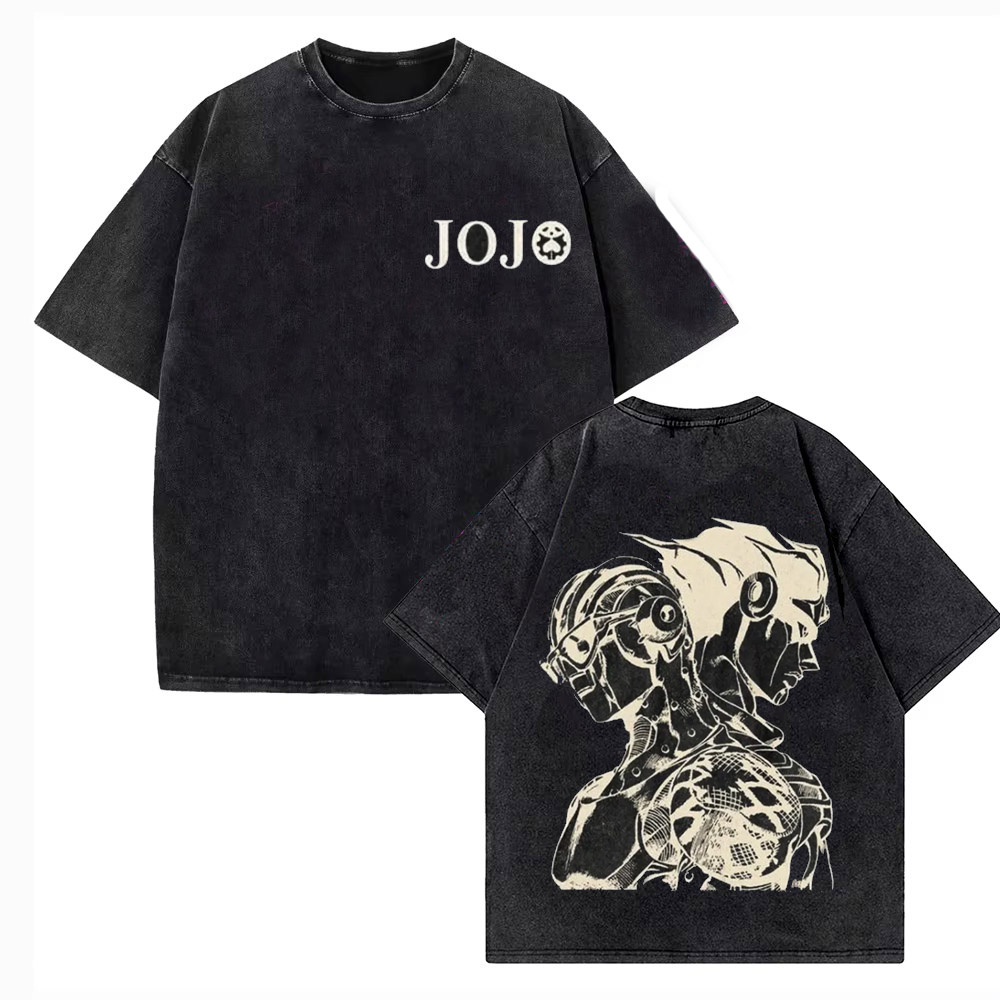 Винтажная футболка с эффектом  – обзор и цена Jojo Anime Merchandise