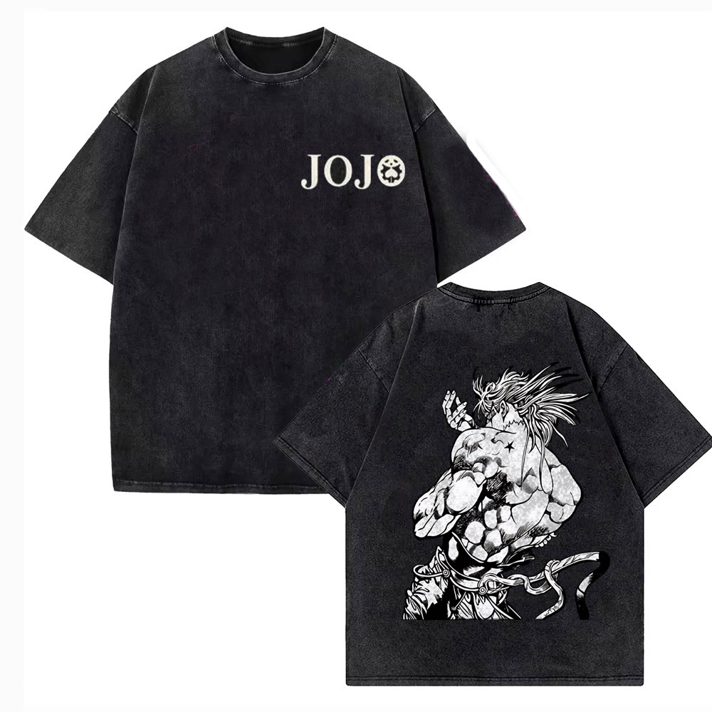 Винтажная футболка с эффектом  – обзор и цена Jojo Anime Merchandise