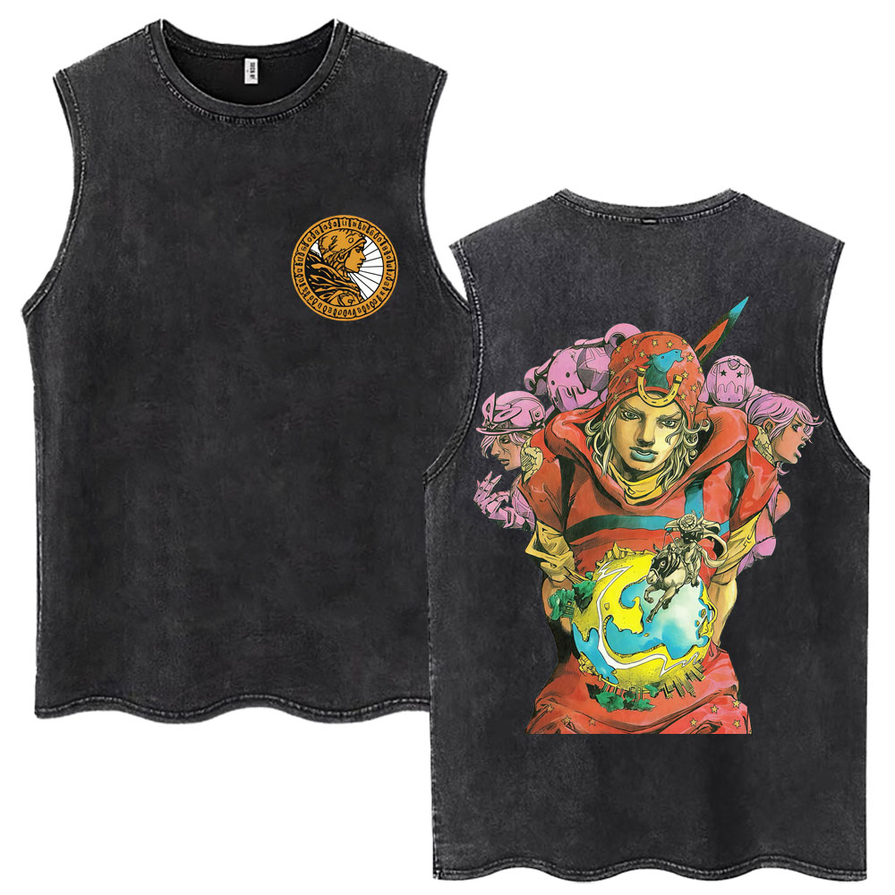 Майки-безрукавки унисекс в сти – обзор и цена Jojo Anime Merchandise