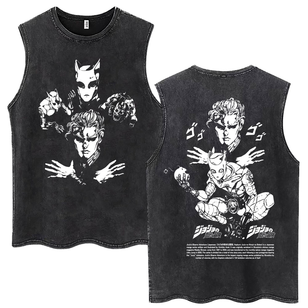 Майки-безрукавки унисекс в сти – обзор и цена Jojo Anime Merchandise