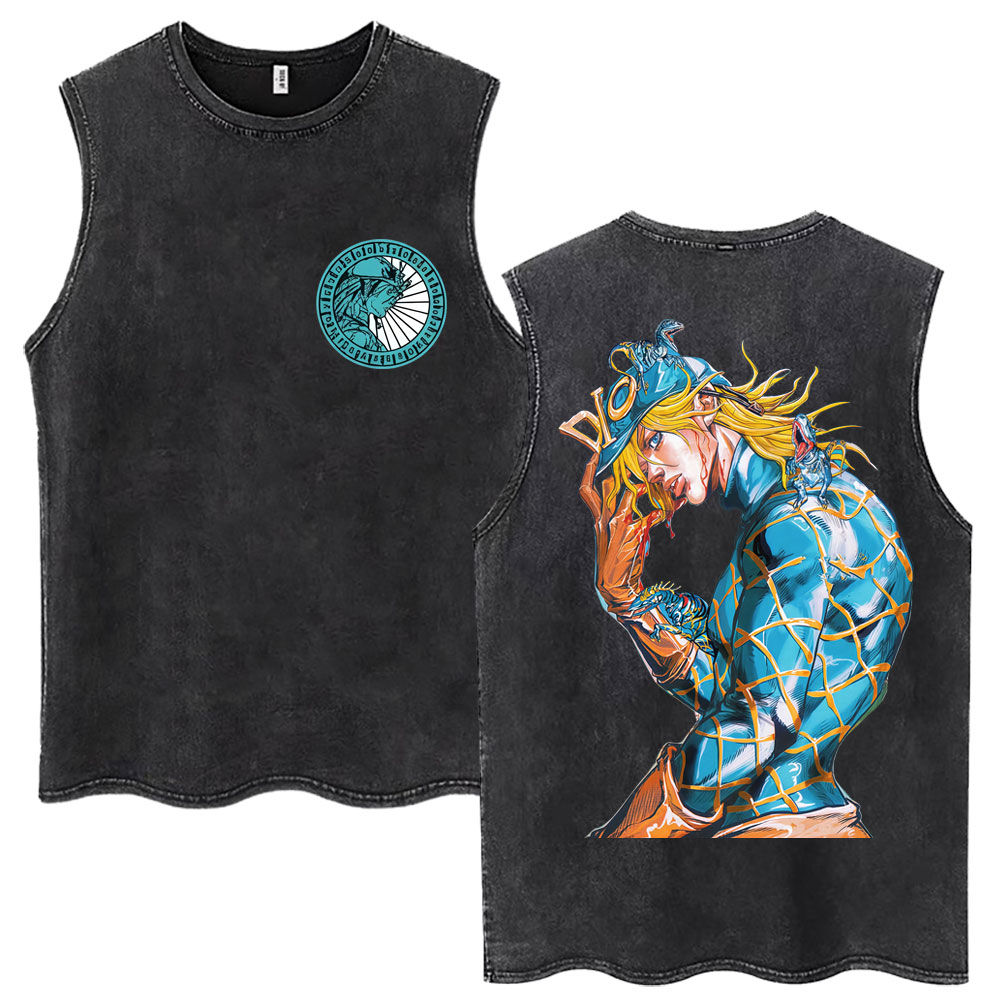 Майки-безрукавки унисекс в сти – обзор и цена Jojo Anime Merchandise