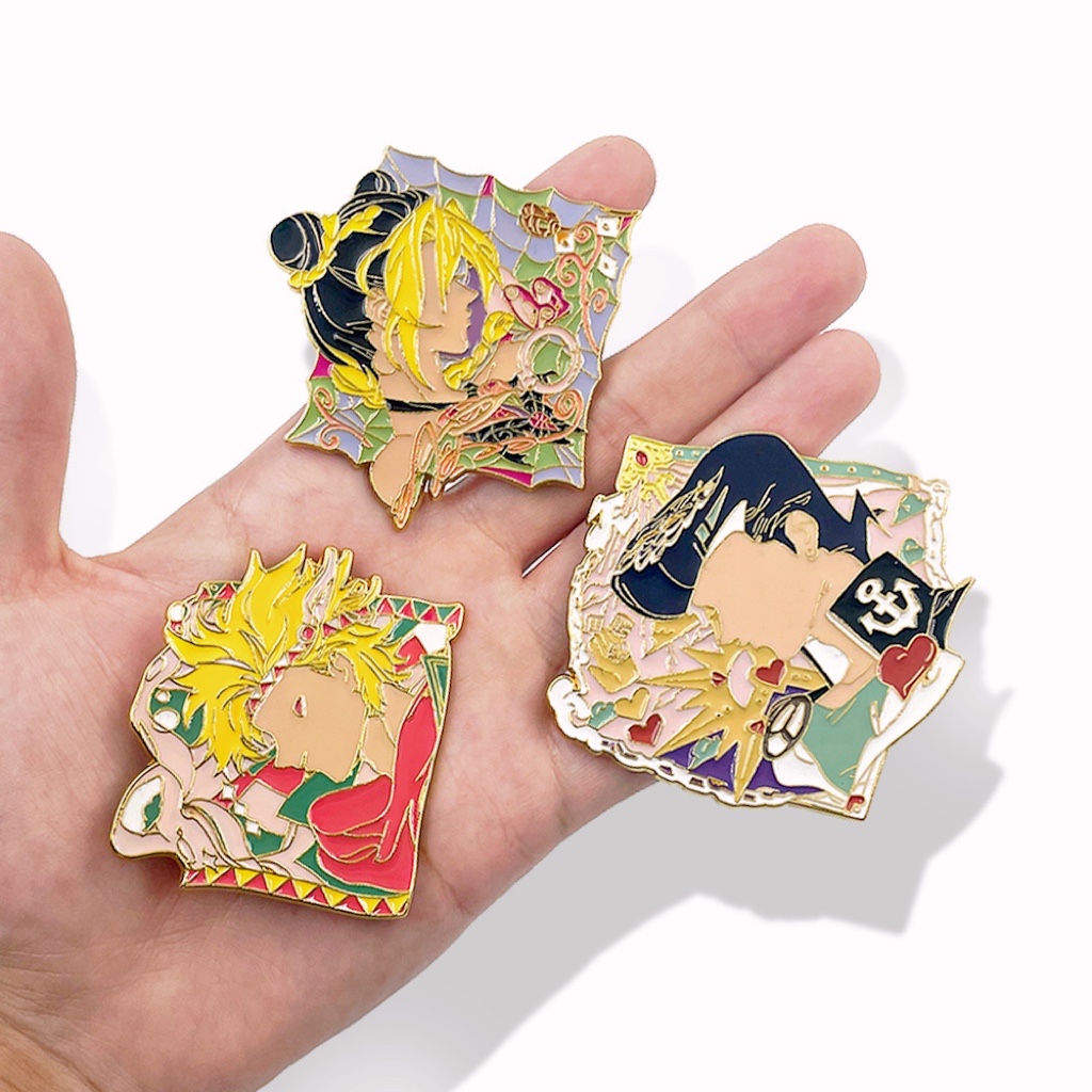Брошь с эмалью в стиле аниме,  – обзор и цена Jojo Anime Merchandise