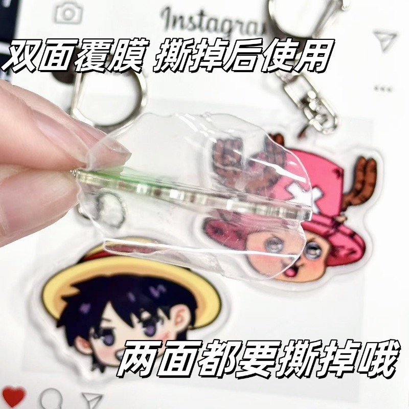Цельный акриловый брелок в сти – обзор и цена Luffy Anime Merchandise