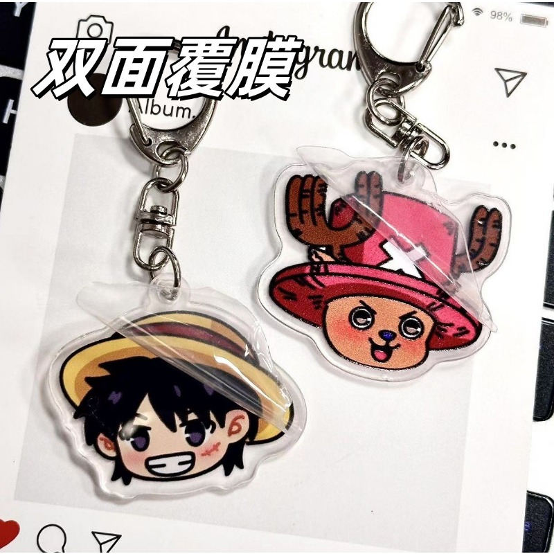 Цельный акриловый брелок в сти – обзор и цена Luffy Anime Merchandise